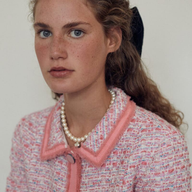 Elizabeth Moments [Premium]Simple Wool Ribbon Hair Pin