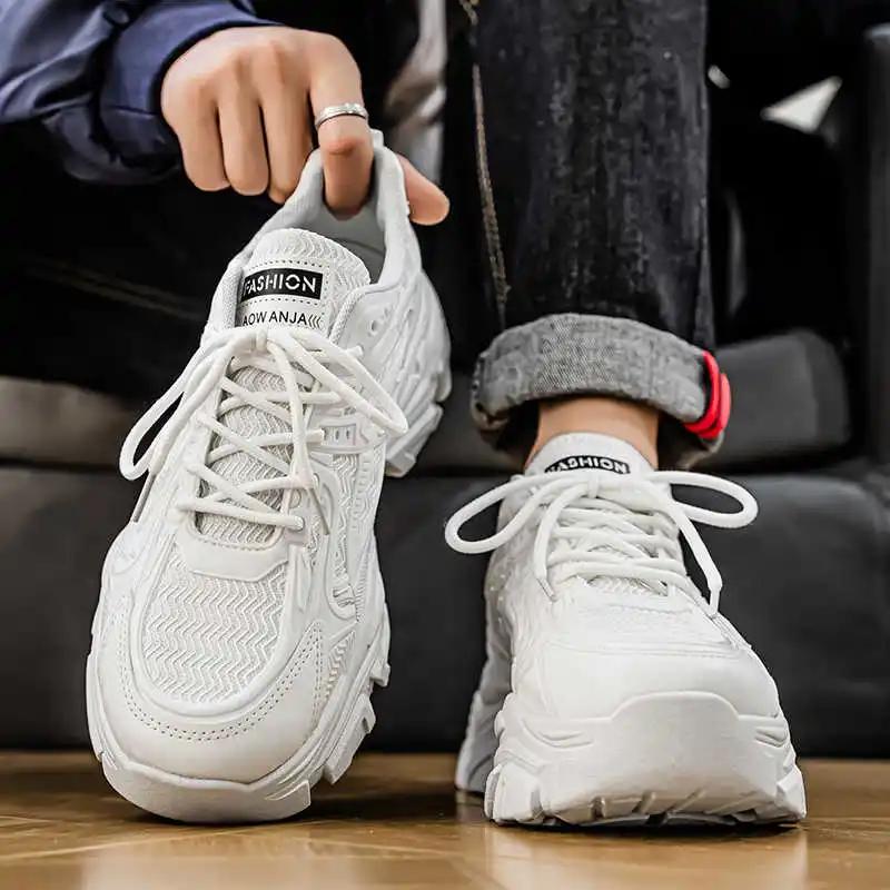 Mode Sneeuwlaars Mocassins Lente Schoenen Voor Mannen Skateboarden Wit Casual Sneakers Maat 48 Sport Schoenen Horeca Functioneel