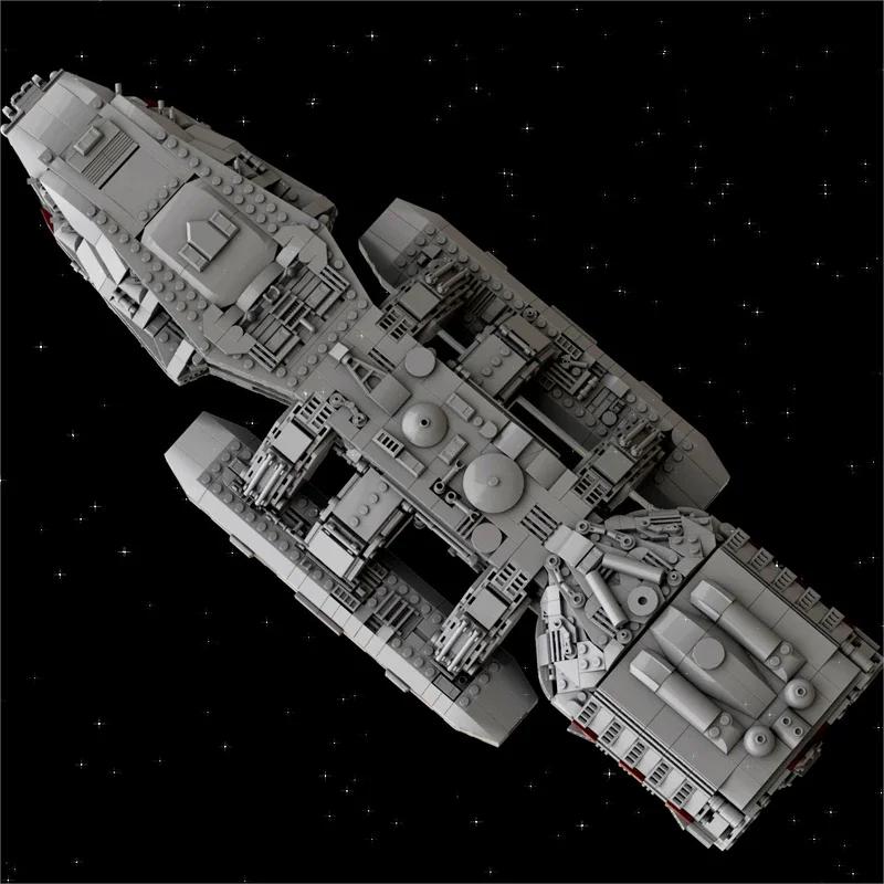 MOC Battlestar Galactica Model Building Blocks Interstellar Movie Puzzle Bricks Spaceship Set Puzzle Technology DIY Toy Kid Gift