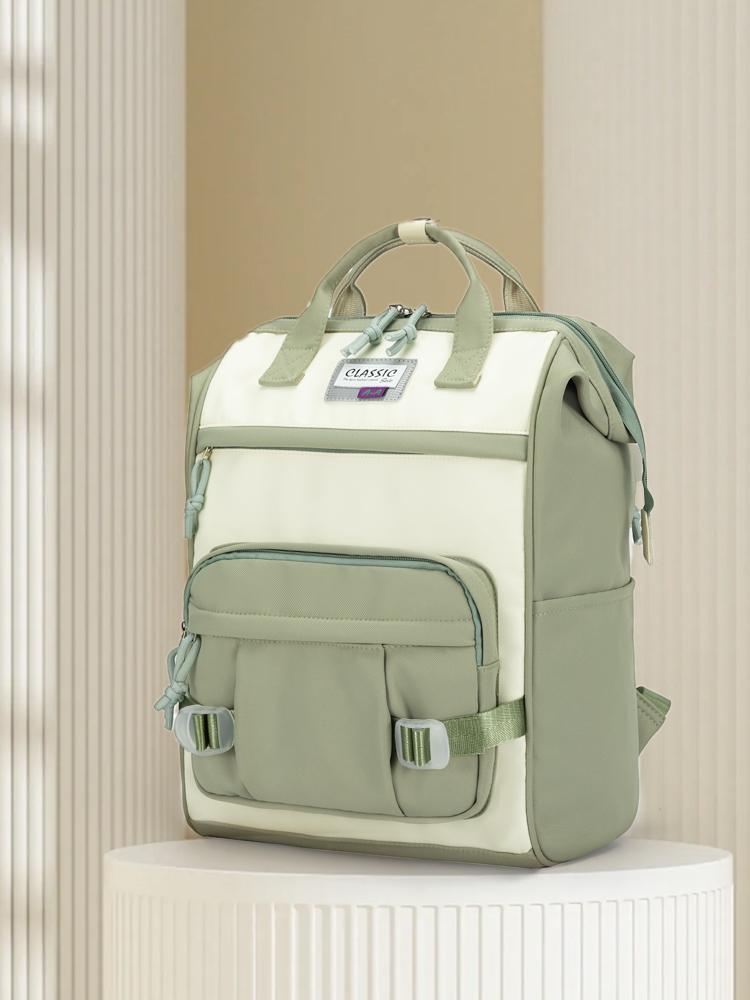 Trendy Female Yellow Laptop College Backpack Fashion Lady Kawaii Book Bag Cool Women Nylon Student Backpack Girl Cute School Bag