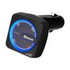 Kashimura Bluetooth FM Transmitter with Rainbow Illumination, 1 USB Port, 2.4A, Compatible with 12V/24V Vehicles, NKD-186