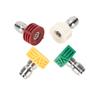 1/4" Fan-shaped High-Pressure Washer Nozzle Quick Connect Fittings for Car Cleaning