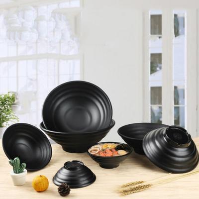 Melamine Ramen Bowl Ring Stripes Noodle Bowl Soup Bowls Fruit Salad Bowl  Restaurant
