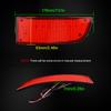 For Mercedes Benz Sprinter W906 2006 2007 2008 2009 2010-2016 LED Rear Bumper Reflector Light Brake Lamp 9068260040 9068260140