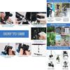 Adjustable Stainless Steel Bicycle Umbrella Stand With Anti-dropping Cap For Rain And Sun Protection