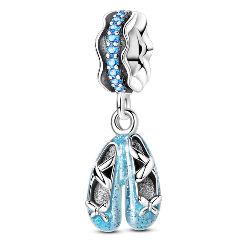 Original Design Copper Charms Beads Ballet Angel Family Perfume Dress Candy Fit 3Mm Bracelets Diy Birthday Jewelry