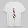 Women's Plus Size Trend Classic T-Shirt Pink Floral Stem Graphic 100% Cotton Tee