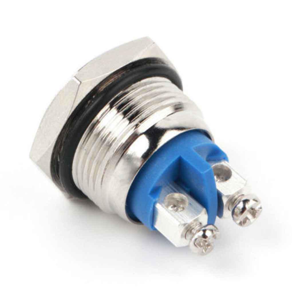 16mm Vandalensicherer Momenttaster Edelstahl Momenttaster Edelstahl Drucktaster Erhöhte Oberseite