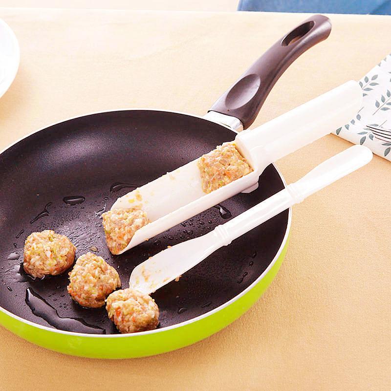 1pc Rice-meat Dumplings Maker Meatball Tool Squeeze Fish Meatball Beef Meatball Round Meatball Tool Kitchen Making Meatball Tool