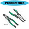 Exzentrische Drahtschneiderzange 8,5 Zoll Hochfester Stahl Kabelschneider für Elektriker Klemmwerkzeug und Heimwerker