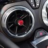 4pcs Red Carbon Fiber Car Front AC Vent Point Sticker For Chevrolet Camaro 16-19