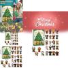 Dog Themed Advent Calendar With Acrylic Accessories For Christmas Home Decor And Gifts