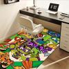 1pc Teenage Mutant Ninja Turtles Office Carpet Soft Polyester Entrance Carpet Washable Non slip Mach