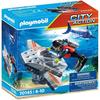 Playmobil - City Action Scooter De Plongée Et Sauveteur - Mixte - Gris - 4 Ans - Multicolore - Jouet - Enfant