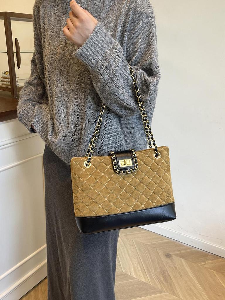 2025 Herbst Damenmode Vielseitige Umhänge- und Handtasche mit großem Fassungsvermögen