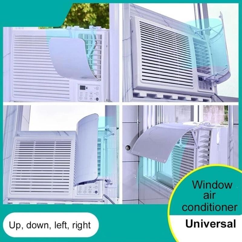 Window Air Conditioner Windshield Window Baffle Prevent Direct Blowing Universal Room Air Conditioner Cold Conditioning