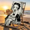 Doll Print Beach Towel Design, Soft, Lightweight. for Home Bathroom, Spa, Pool, Yoga, Surfing, Camping, Gift for Family, Friend