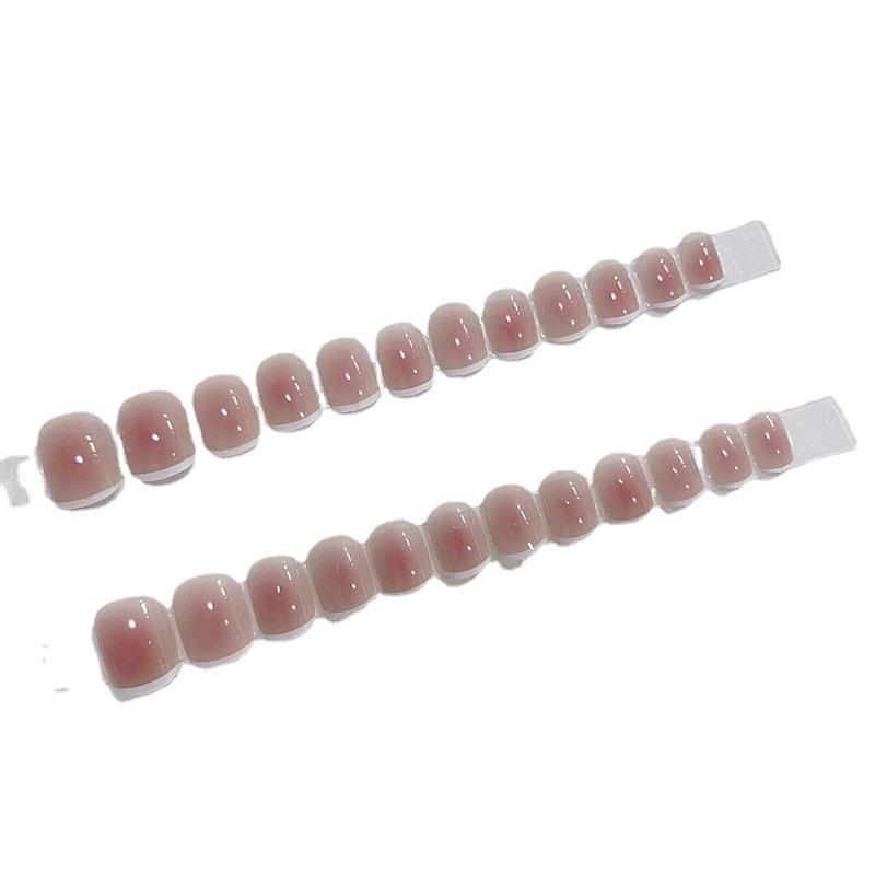 Trendy B471 Short Wearable Nail Tips With Charming Star Pattern Perfect For All Occasions