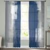 Blue Gray Abstract Art Texture Voile Sheer Curtains Living Room Window Chiffon Tulle Curtain Kitchen Bedroom Drapes Home Decor