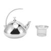 1.5L Stainless Steel Tea Pots Professional Removable Stovetop Tea Kettle with Infuser for Home Kitchen Silver