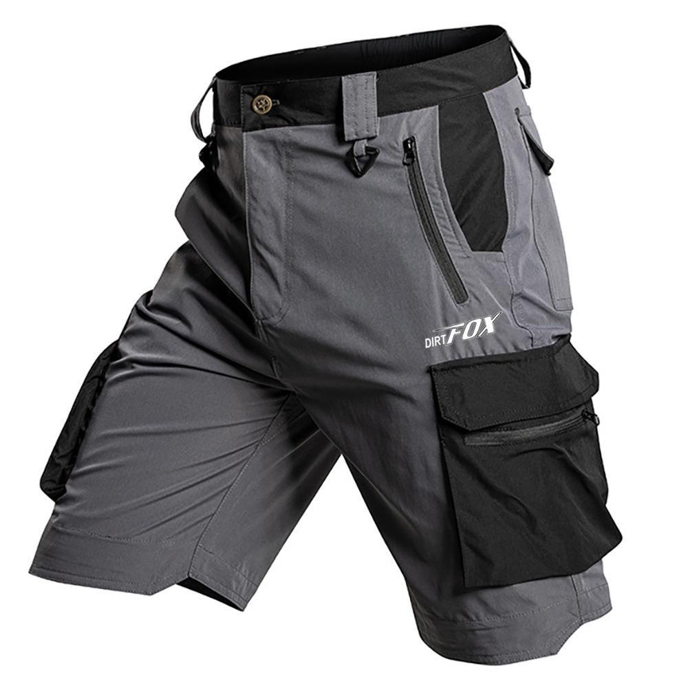 DIRTFOX Fietsbroek Kort Racing Heren Racefiets Mountainbike Korte Broek Pantaloncini Uomo Mtb Fietskleding Motorfiets Cargo Broeken