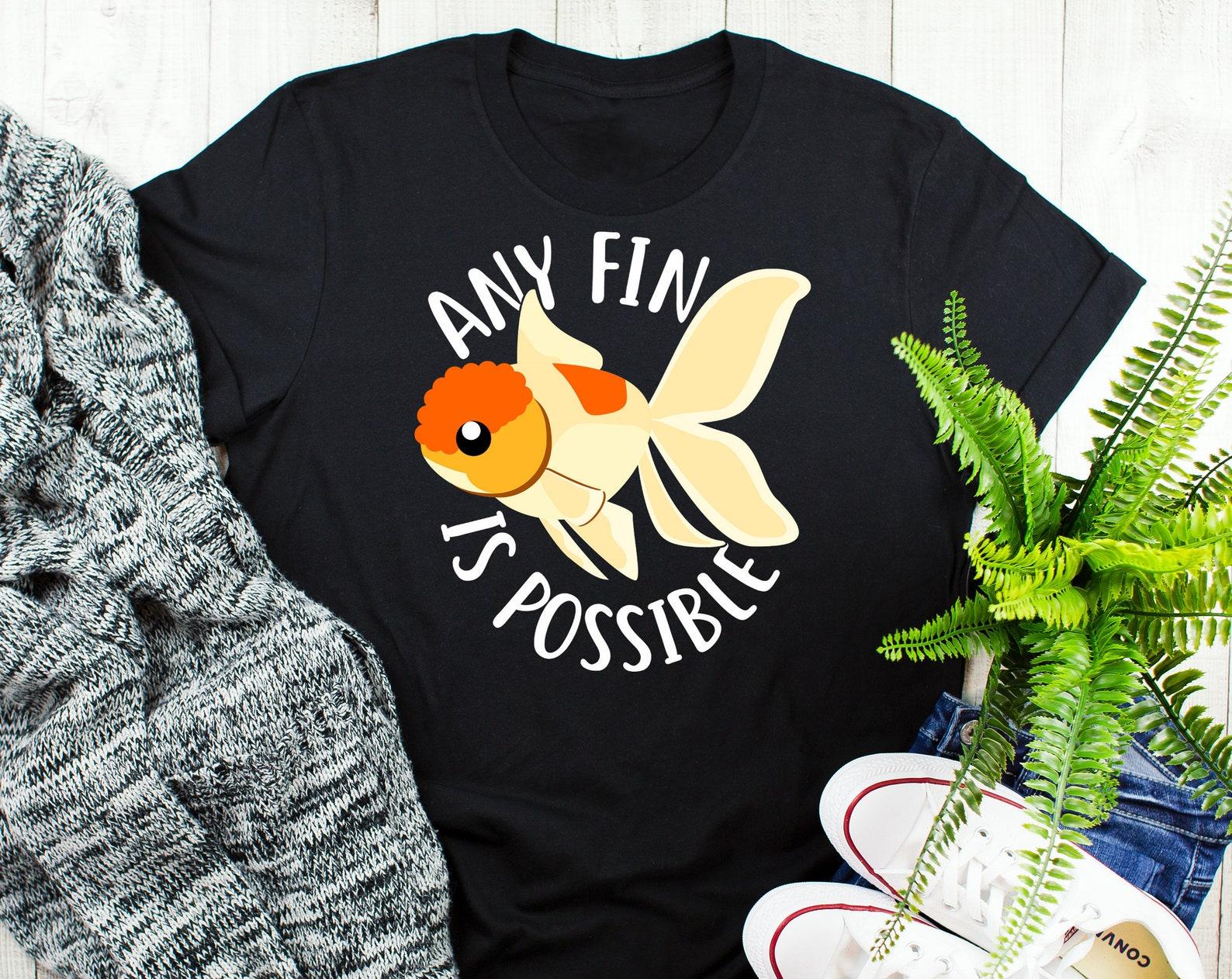 Funny Goldfish Shirt, , Funny Fish Lover Gift, Cute Fishkeeping T-shirt, Fishkeeper Tshirt Fancy Oranda Pet Aquarium Keeping Keeper 100