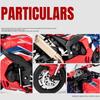 1/12 Scale Honda CBR1000 Speed Toy Car Model Alloy Diecast Simulation with Sound Light Motorcycle Models Toys Gifts for Children