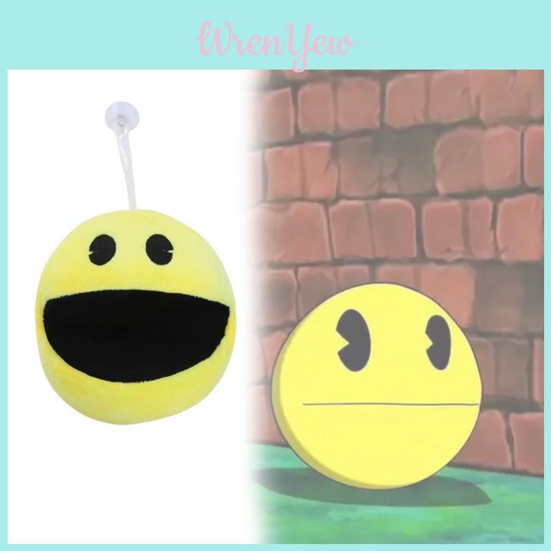 Pac Man Plush Toy Creative Cartoon 15cm Soft Short Pile For Children Gift