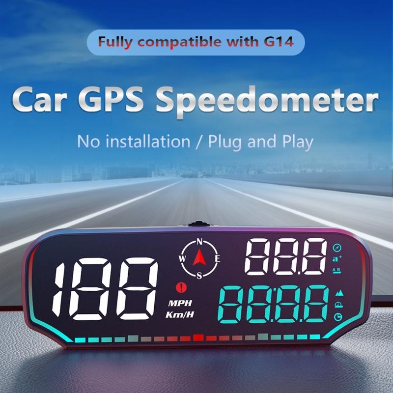 Indicator digital de viteză Vitezometru auto pentru camion Head Up Display KMH/MPH Vitezometru cu afișaj LED