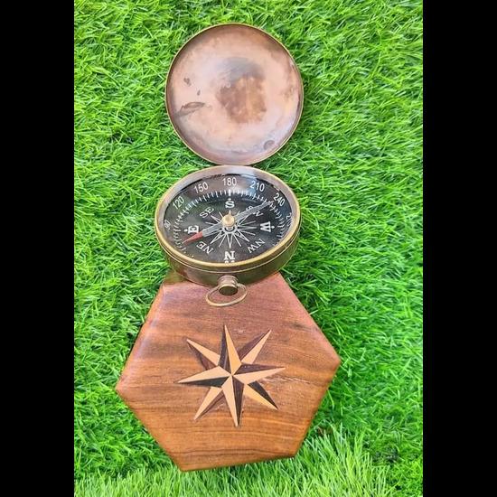 

Desk Compass In the Old Vintage Antique Style Nautical Compass Gift