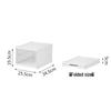 Foldable Transparent Dustproof Multi-Layer Shoe Rack with Side Opening
