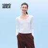 Benlai Women's Antibacterial Slim Fit Long-Sleeve T-Shirt