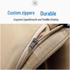 ROMON Men's Business Casual Straight-Leg Stretch Trousers