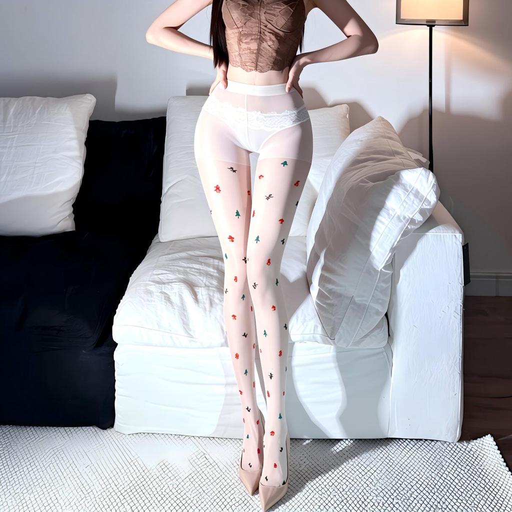Flirty See-through Christmas Stockings: Sexy, Cute, and Teasing Tights for Women
