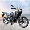 Honda NX400 Crash Protection: Upper & Lower Bars, Main Stand, Rear Rack, Large Side Bag Modification.
