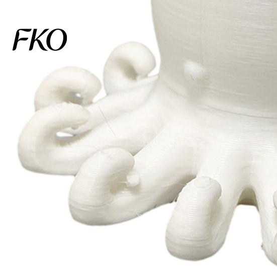 Cartoon Octopus Desk Organizer 3D Printed Pen Holder, Shape Pencil Cup, Cute Makeup Brush Ocean Animal Desktop for Home Office Accessory Curly
