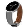 Replacement Strap for Samsung Galaxy Watch8 44mm/40mm/Classic 46mm Litchi Texture PU Leather Watch Band with Metal Buckle