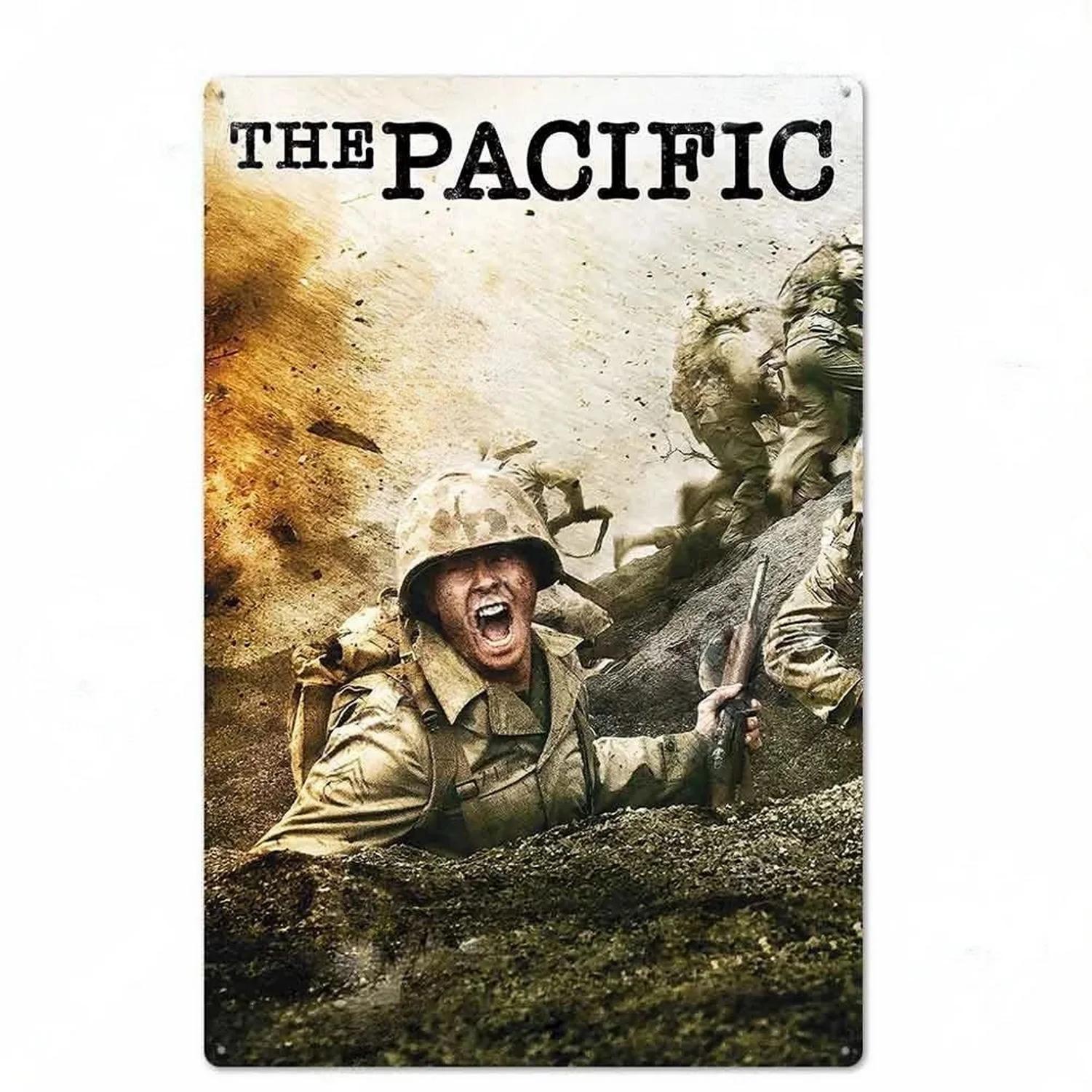 

Металлические постеры для кино, Жестяные таблички Pacific, Настенное украшение, Винтажный арт-постер, Железная живопись для мужской пещеры, Дома, Кафе, Сада, Клуба, Бара 20x30cm