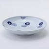 Keramika Nishikai Talíř Hasamiyaki Malé servírované 5 nádobí Přibližně 15 cm v myčce Indigo Maru Japonská sada Made in Japan 13309,