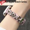 Lederarmband für iWatch Ultra3 2 11 10 9 8 7 6 5 Se3 Liebes-Metallarmband für Apple Watch 40mm 41 42mm 44 45mm 46 49mm