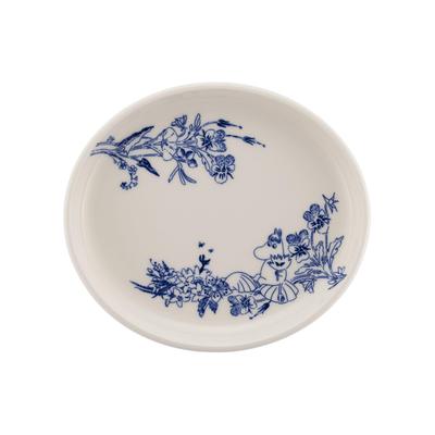 [Officially Imported] Moomin Arabia Hal Oval Plate, Approx. 18 X 16 Cm, Moomin Tableware, Arabia, 1073503