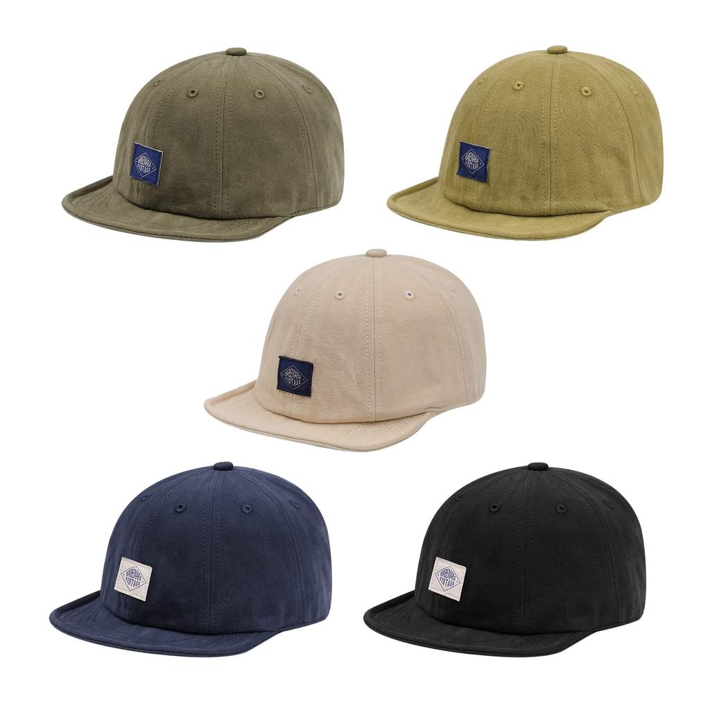 Clape Short Brim Baseball Umpire Short Short Visor Solid UV Perfect for Outdoor Mountain and Commuting Men's Cap, 100% Cotton, Cap, Brim, Cap, Spring,