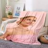 Pink Dress Elegance Blanket Soft Throw Blanket For Home Bedroom Bed Sofa Travel Office Solid Christmas Blanket