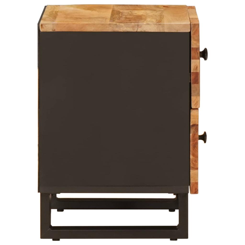 Nightstand Brown 40 x 33 x 46 cm Solid Mango Wood