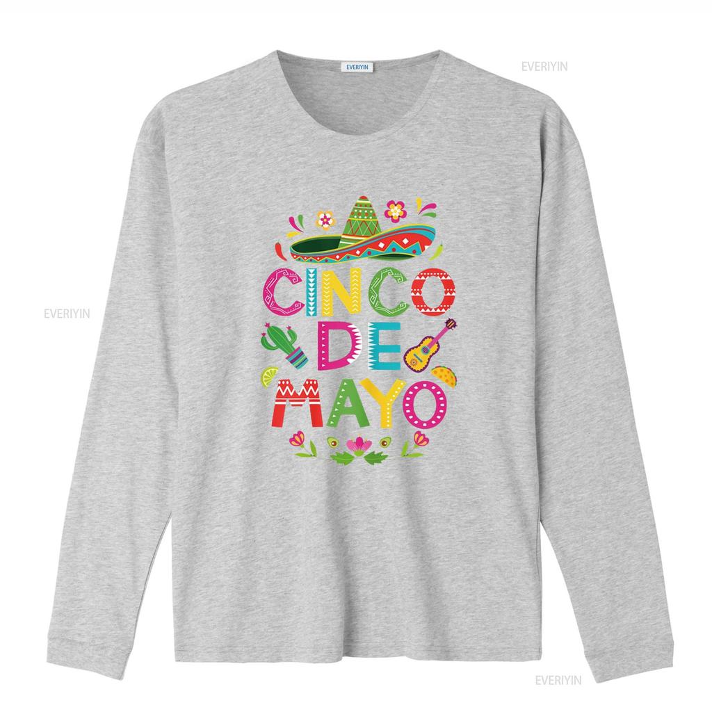 Cinco De Mayo for Womens T Shirt Kids Mexican Fiesta Cactus Black vintage Washed Stretched homme fashion Stylish Breathable