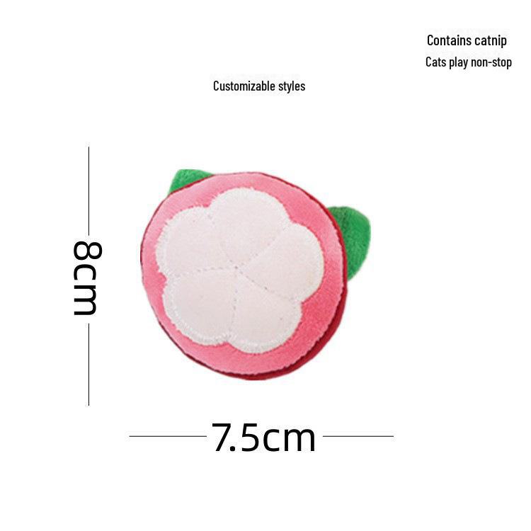 New Catnip Plush Toy: Cat Grass-Infused, Bite & Scratch Resistant, Self-Entertaining Doll for Cats