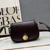 C Gleiche Retro-Satteltasche Damen Echtes Leder Crossbody Modisch Allespassend Klein Quadratisch Hochwertiges Gefühl