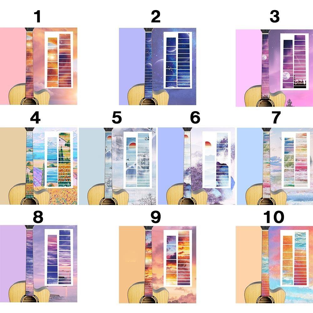 Electric Guitar Parts Ultra Thin Stickers Guitarra Accessories Cross Inlay Decals Fretboard Sticker