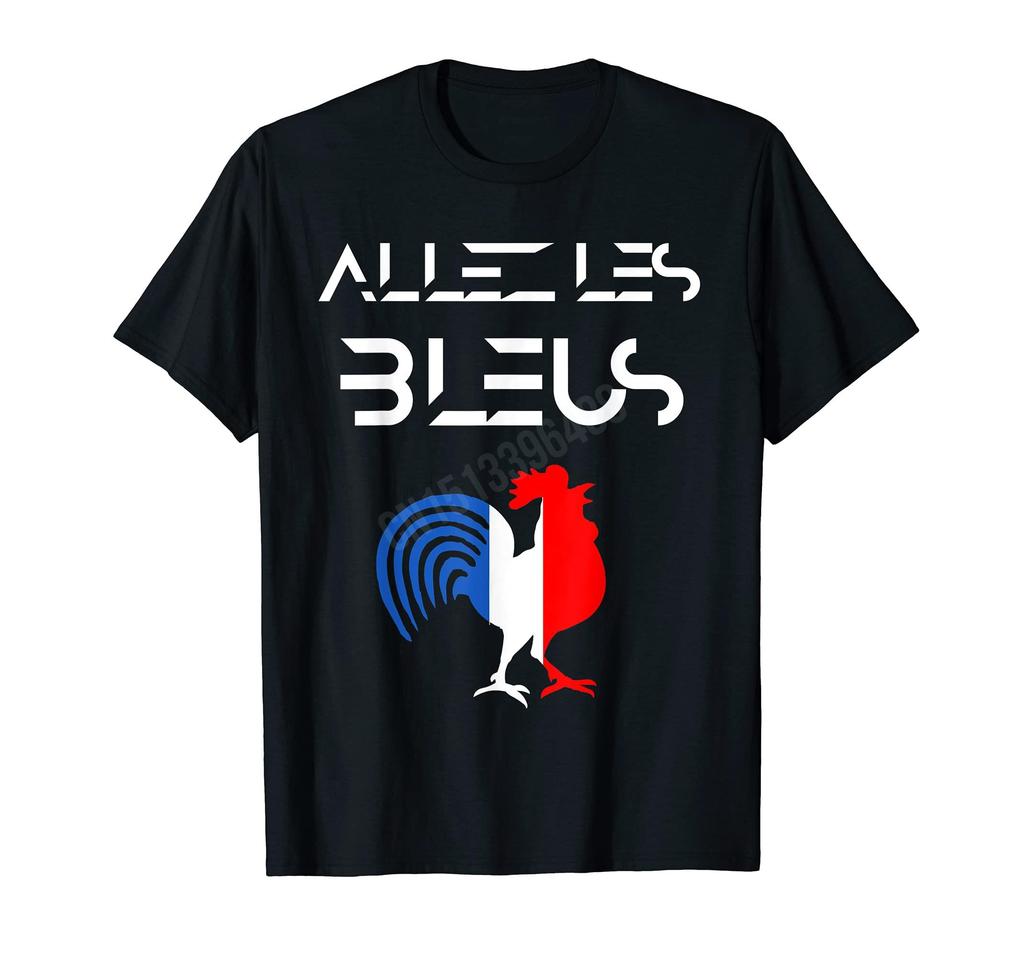 ZX More Design French Culture Bonjour YAll France Roots Flag Tshirts Hip Hop Tops Cotton Tees