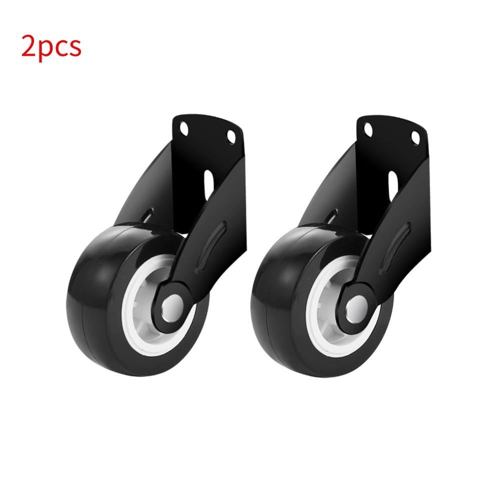 Furniture Casters Wheels Soft Rubber Swivel Caster Quite Roller Wheels for Trolley Baby Crib Bed Wheels Household Moving Tool